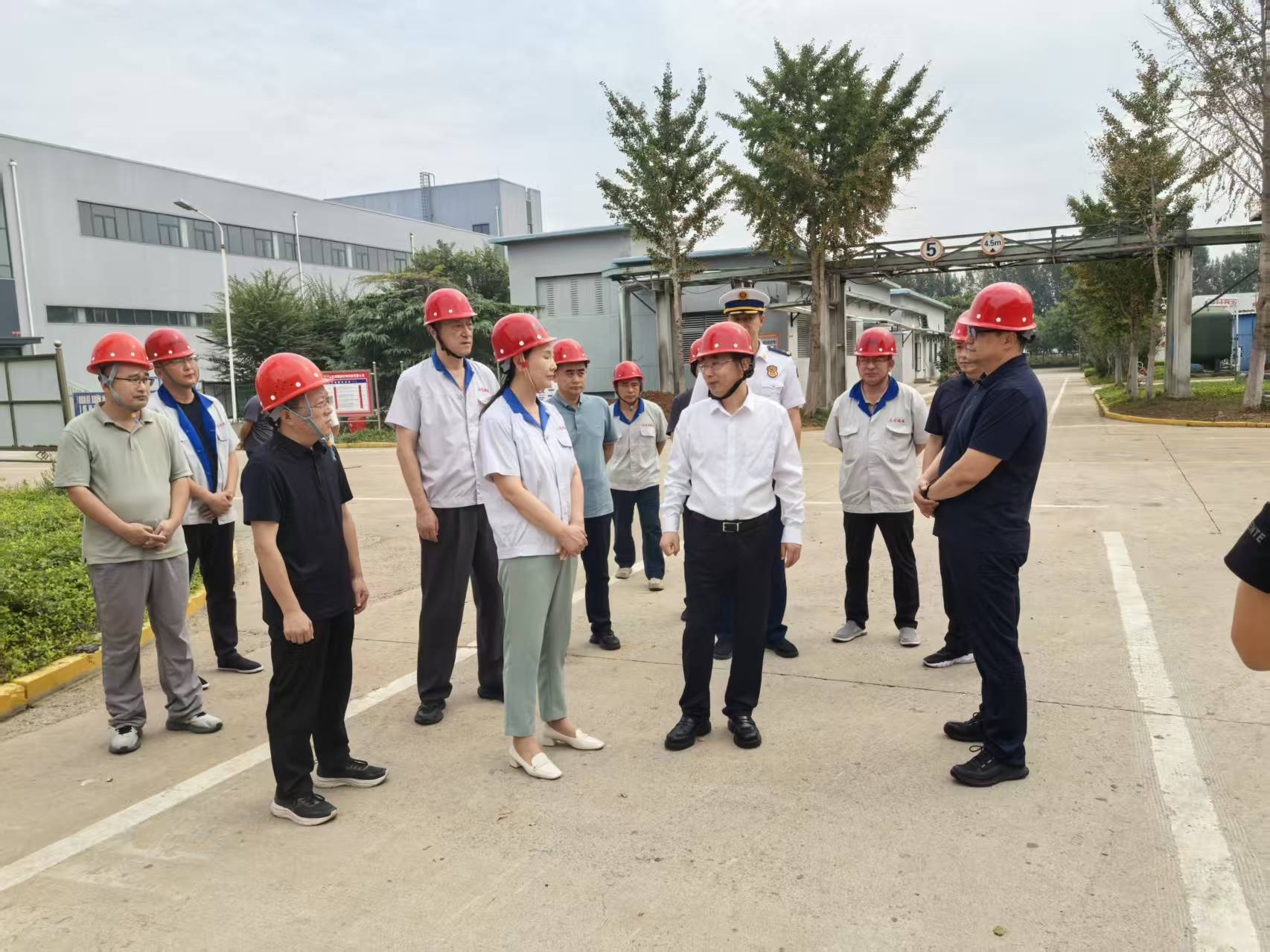 縣委書記在國慶、中秋雙節(jié)期間到公司調(diào)研